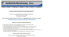 Desktop Screenshot of 4abetterbusiness.com