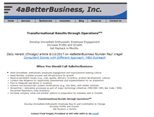 Tablet Screenshot of 4abetterbusiness.com